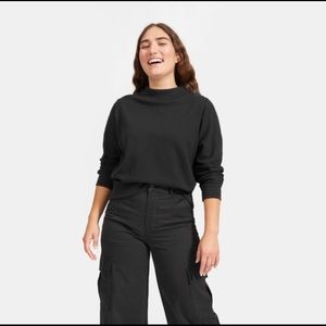 Everlane Lightweight Mockneck Sweatshirt
